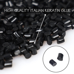 Pierres kératine italiennes, couleur brune, perlée, pour extensions de cheveux pré-collée, g - Product Image 4