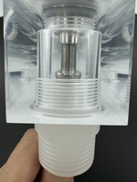 Débitmètre de gaz acrylique de haute qualité avec débitmètres d'air de panneau de rotamètre d'air de soupape réglable