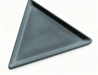 Moule en silicone S5097 en forme de triangle créatif pour pot de fleurs, idéal pour la création artisanale de jardinières personnalisées