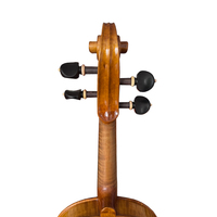 Carved European Spruce Flame Maple Good Sound Orange Brown Advanced String Instrument Italian Craft Handmade Professional Violin