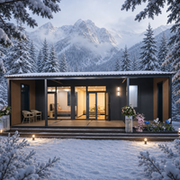 30ft Modulares Fertighaus EU-Standard Containerhaus mit Terrasse und Dach für Hotel-Resort-Projekte Großhandelslieferung