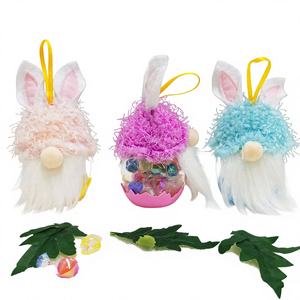 OEM de Alta Calidad, Duradero, Mini Gnomo de 14 cm, Tarro de Dulces Morado/Rosa/<span class=keywords><strong>Azul</strong></span>, Decoración Colgante para Árbol, Duendes de Peluche, Juguete Infantil, Decoración de Pascua - Product Image 1