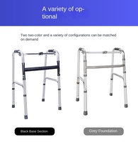Déambulateurs pour personnes âgées handicapées, déambulateur pliable, chaise de marche pour adultes, dispositif d'aide à la marche pour personnes âgées