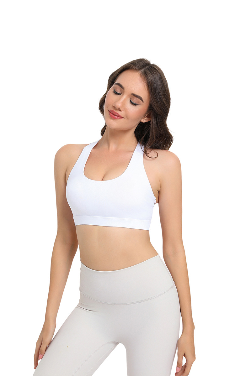ZY Women's Lace-Up Backless Sweat-Wicking Seamless Sports Tank Top for Running Yoga & Fitness-Front Logo Option