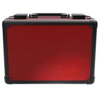 Étui pour cartes Slab Case X Rouge (BGS) avec double verrouillage TSA pour cartes gradées