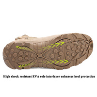 SABADO Bottes Tactiques Double Légères en Cuir Véritable Delta Personnalisées pour Hommes, Idéales pour le Sport et l'Extérieur