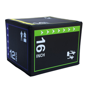 3-en-1 PVC Gym Fitness Plyometric Jump <span class=keywords><strong>Box</strong></span> Set Soft Stackable Plyo <span class=keywords><strong>Box</strong></span> con Jump <span class=keywords><strong>Box</strong></span> y Jump Mat - Product Image 5