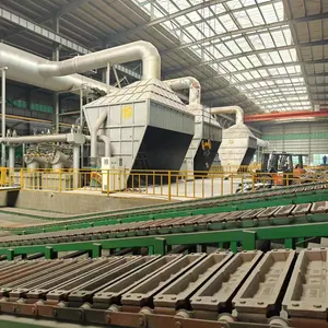 Afvalschroot Aluminium Smeltoven Automatische Staaf Transportband Continue Aluminium Staaf Productielijn Gietmachine