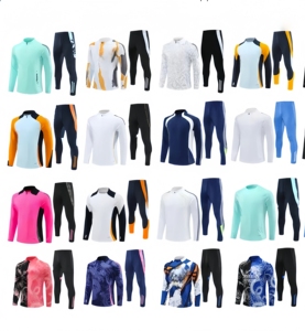 2025 2026 BarcelonaES PEDRI CHÁNDAL Camisetas De Fútbol Traje De Entrenamiento GAVI 24/25/26 Half Zip LEWANDOWSKI Hombres Y Niños SET - Product Image 3