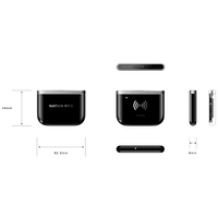 Lector USB HID RFID compatible con Android Windows UHF RFID portátil 18dBi tipo C/iluminación o Micro USB para almacén minorista