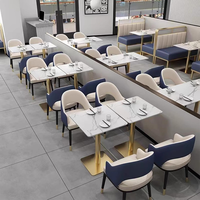 Vente en gros de meubles de restaurant modernes en métal et cuir, banquettes, canapés, tables et chaises pour cafés et restaurants