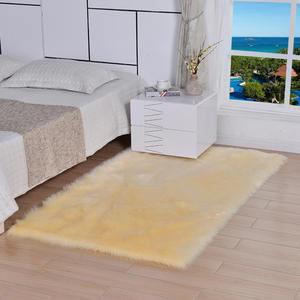 <span class=keywords><strong>Tapis</strong></span> de sol en velours à bulles en fausse fourrure de lapin doux et antidérapant pour salon, chambre à coucher, baie vitrée - Product Image 1