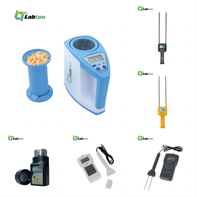 Labtex Portable Digital Grain Moisture Meter for Grain, Tobacco, Hay, Cotton,  Sawdust, Soil