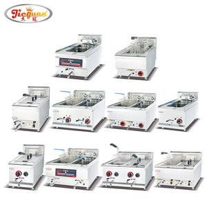 <span class=keywords><strong>Friteuse</strong></span> commerciale à <span class=keywords><strong>gaz</strong></span> à deux réservoirs et deux paniers, comptoir, GF-585 - Product Image 5