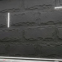 Panneau de revêtement mural en faux rocher léger, aspect pierre 3D, panneau mural décoratif pour mur d'accentuation intérieur/extérieur