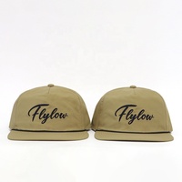 Casquette Snapback Homme Personnalisée avec Logo Brodé, 5 Panneaux, Visière Plate, Cordon, en Nylon Imperméable pour Randonnée et Sports de Plein Air – Qualité Supérieure, Vente en Gros