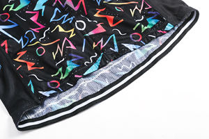 Maillot de cyclisme unisexe à manches courtes, extensible, coloré, géométrique, respirant, séchage rapide, confortable, pour la route - Product Image 4