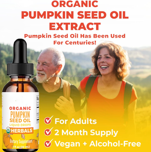 Extracto de aceite de semilla de calabaza orgánico Gotas líquidas Soporte de próstata Suplemento urinario Gotas de aceite de semilla de calabaza pura - Product Image 5