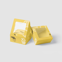 Matériaux recyclés personnalisés à faible MOQ, qualité alimentaire, pour macarons, pâtisseries, biscotti, muffins, shortbread, 6 ou 12 pièces, cupcakes, biscuits, produits de boulangerie, tartelettes aux œufs