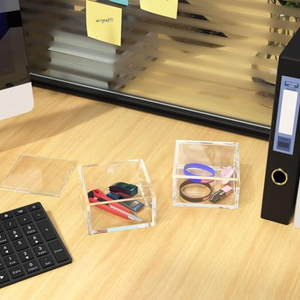Caja Protectora Magnética de Una Pieza con Tapa, Acrílico Transparente, Venta al Por Mayor de Fábrica - Product Image 5