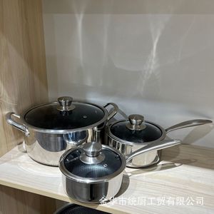 304 Stainless Steel <b>Cookware</b> <b>Set</b> 6 Pieces Double Sided Honeycomb Non Stick For Gas And <b>Induction</b> Stoves - Product Image 1