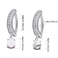 Pendentif incurvé en zircon papillon et libellule pour piercing de nombril, bijou de nombril tournesol