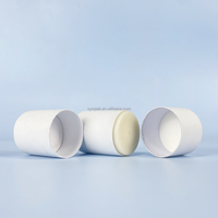 Contenants de déodorant en papier kraft blanc recyclable et rechargeable de 45 ml, pour lotion, crème solaire, huiles essentielles, soins de la peau