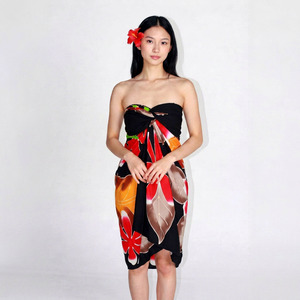 Lavalava Sarong Imprimé Polynésien Personnalisé Hawaï Fidji Samoa Upolu Apia Fournisseur de Services de Fabrication Personnalisée OEM ODM - Product Image 1