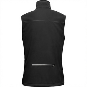 Gilet de sécurité Softshell en polaire imperméable et chaud avec poches, logo personnalisé - Product Image 2