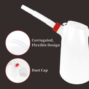 Bidon à huile de 4 L, récipient de mesure d'huile pour voiture, <span class=keywords><strong>pichet</strong></span> de transfert de liquide pour service d'atelier - Product Image 2