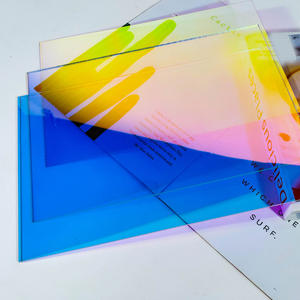 Feuille acrylique holographique bleue iridescent Bridgevia 1/8 pouce Effet accrocheur Artisanat fait main Décoration murale Découpe personnalisée - Product Image 3