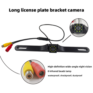 Alta definizione CCD auto telecamera di retromarcia con targa lunga telaio stile americano europeo scatola nera sistema 1 anno di garanzia - Product Image 4