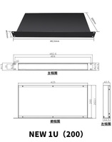 Boîtier de serveur 1U2U pour rack, châssis de serveur PC à montage en rack, boîtier d'amplificateur audio 19 pouces 1U 2U 3U 4U, châssis de serveur à montage en rack