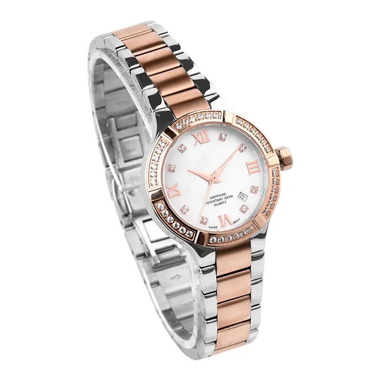 Reloj Digital de cuarzo para hombre y mujer, pulsera de lujo con diamantes de circonia cúbica Micro, estilo Hip Hop, chapado en oro, venta al por mayor