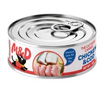 Nourriture pour chats en conserve en gros, 85g, haute teneur en protéines, saveur poulet, pour une santé optimale