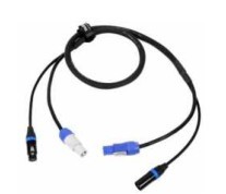 Cable híbrido DMX & Power 2 en 1 con conector Powercon XLR 3pin/5pin 3x2,5mm combi 512 Power Wires Stage - Product Image 5