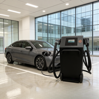 Nueva Estación de Carga Comercial para Vehículos Eléctricos 40-80kW CCS2 Gun OCPP 1.6J con Clasificación IP54, Solución de Estacionamiento para Flotas Relocalizable Jinghu TA-DC-TC-B