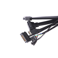 Cable USB 3.0 de 2 Puertos con Cubierta de PVC, Conductor de Cobre Puro, Panel Frontal para Caja de Ordenador con Entrada/Salida de Audio e Interruptor de Encendido