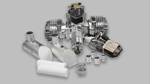 Motor de Gasolina DLE 111 Original, Monocilíndrico/Bicilíndrico, Dos Tiempos, Escape Lateral, Refrigeración por Aire Natural, Arranque Manual - Product Image 2