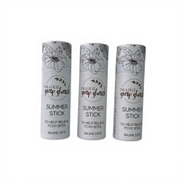 100% boîte ronde de déodorant écologique Push up crème solaire emballage conteneur baume à lèvres Kraft carton papier Tube résistant à l'huile