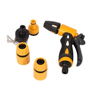 DHF Water Gun <b>Set</b> Adjustable Pressure High Flow Rate 1.0-1.9 Gpm For Car And Home Cleaning With Mist Fan <b>Spray</b> Head - Product Image 5