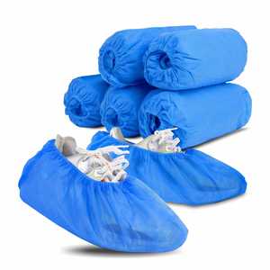 Fundas Desechables para Zapatos de Buena Calidad, Antideslizantes, a Prueba de Polvo, de CPE, para la Industria Alimentaria, 40x15cm - Product Image 1