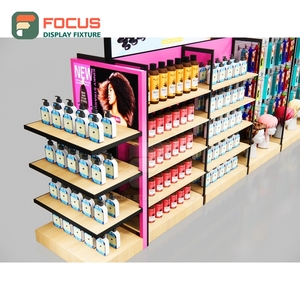 Glass Wig Display Cabinet <b>Lockable</b> Door Multi Shelf <b>Drawer</b> Combination Hair Extension Store Display Cabinet - Product Image 6