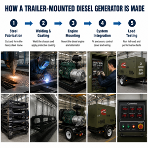 Generador Diésel Cummins Original de 24kW 30kVA Silencioso para Construcción, Granja, Hogar, Motor 4BT3.9-G1, 50Hz, 3 Fases, Generador de Energía Principal - Product Image 1