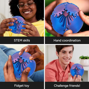 Jouets anti-stress en gros pour l'extérieur : Balle imprimée en 3D, jouet de bureau rotatif ou cube pour soulager l'anxiété et la tension chez les adultes et les enfants - Product Image 5