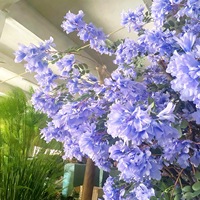 V18 Vente en gros directe d'usine, plantes artificielles, grand arbre artificiel à fleurs de cerisier violettes pour la décoration