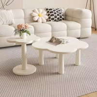 Table d'appoint en bois massif de style moderne avec table basse, ensemble de salon, meubles de luxe pour la maison, Rosegia, garantie 1 an