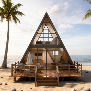 Cabane de plage moderne modulaire en <span class=keywords><strong>bois</strong></span>, <span class=keywords><strong>chalet</strong></span> préfabriqué, maison préfabriquée pour solutions de projet - Product Image 4