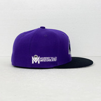 Cappelli da uomo Snapback classici in cotone Flat Bill a 5 pannelli con cappello Snapback impermeabili