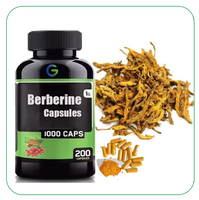 Ausreson Complément Alimentaire Biologique de Berbérine HCl Chlorhydrate en Phytosome, 500mg, 120 Capsules Végétaliennes de Berbérine
